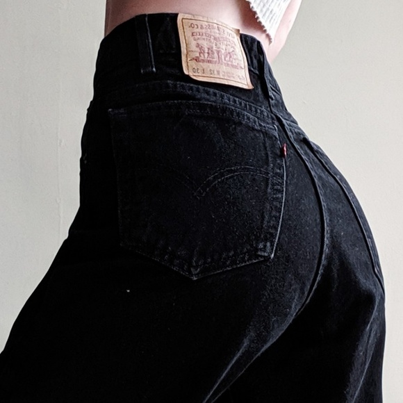 Levi's Denim - Vintage Levis 550 Jeans Relaxed Tapered High Waist